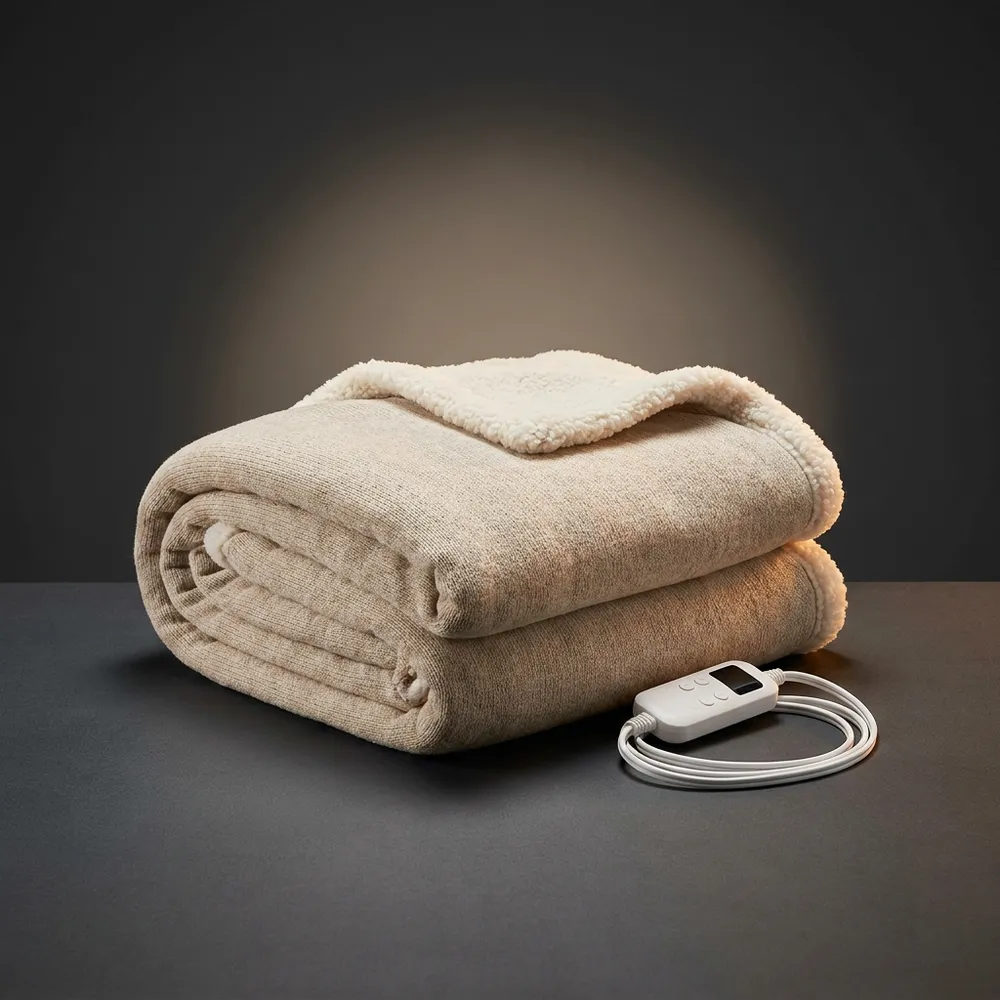 Heated Sherpa Throw
